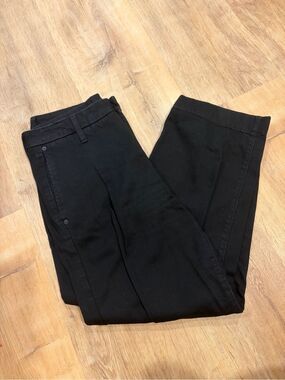 Banana Republic Black Mid-Rise Straight Trouser Jeans size 29